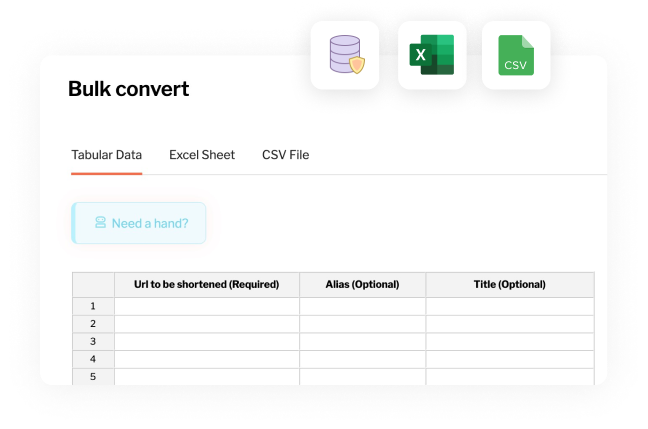 Bulk conversions in blinks.to